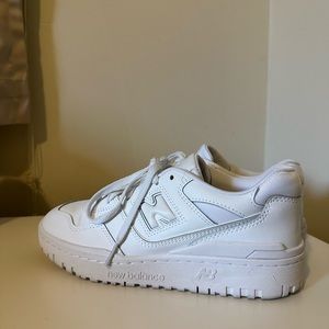 White New Balance 550 Sneakers